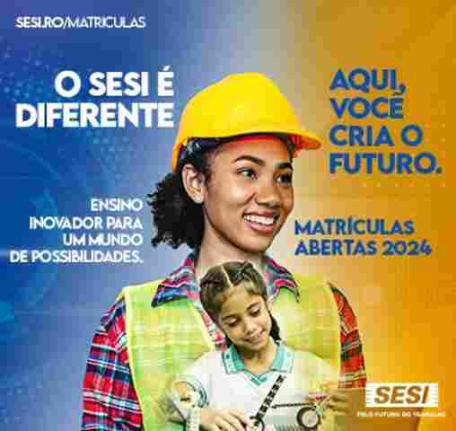 Rede Sesi de ensino está com matrículas abertas para o ano letivo de 2024