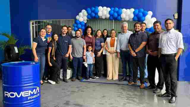 Rovema Pneus: nova marca e nova sede são apresentados pela diretoria do grupo Rovema em Porto Velho