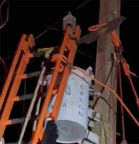 Jovem morre ao tentar fazer ligação irregular de energia em alta tensão