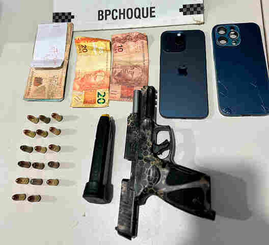 Batalhão de Choque prende outro líder de facção na capital; criminoso já foi preso com metralhadora
