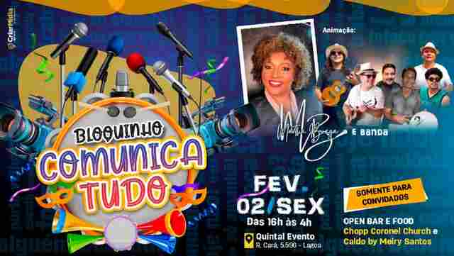 Bloquinho ‘Comunica Tudo’, para jornalistas, acontece nesta sexta-feira (2) em Porto Velho