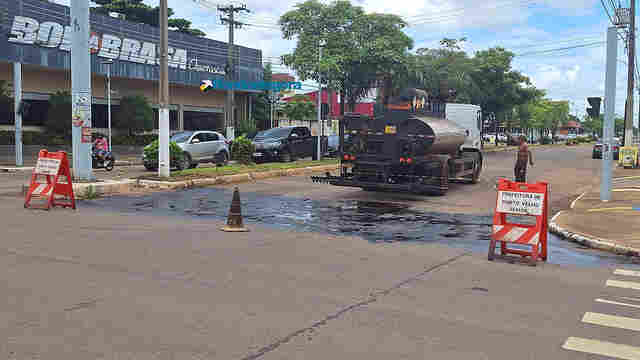 Recapeamento: Prefeitura interdita acesso da José Vieira Caula no sentido centro a partir da Rio Madeira