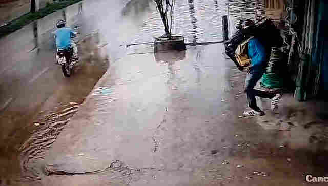 Vídeo mostra assassinos de empresário fugindo após o crime