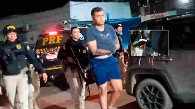 Vídeo: Ex-prefeito de Candeias, Valteir Queiroz, é preso pela PRF com arma na BR-364