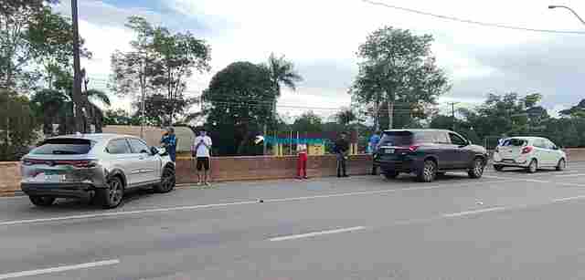 Raupp e Marinha se envolvem em acidente na BR-364, em Porto Velho