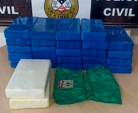 Polícia Civil apreende 32 kg de drogas em Nova Mamoré