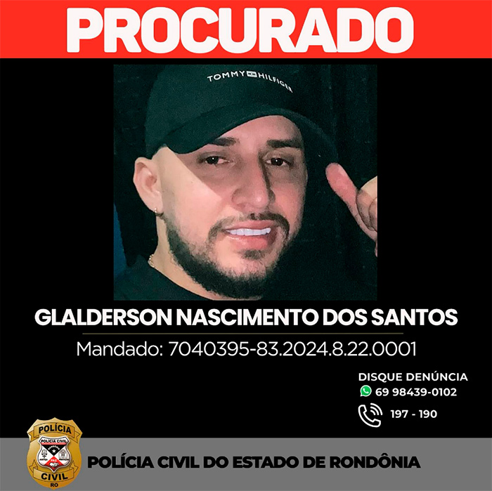 Justiça decreta prisão de assassino da conveniência e Polícia pede ajuda para localizá-lo