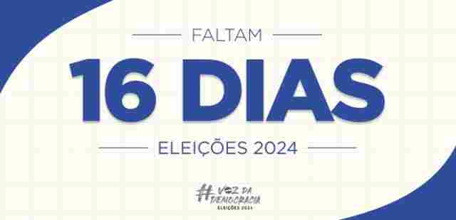 Faltam 16 dias: 103 municípios podem ter 2º turno em 27 de outubro
