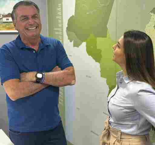Bolsonaro confirma vinda a Porto Velho durante encontro com Mariana Carvalho, em Brasília