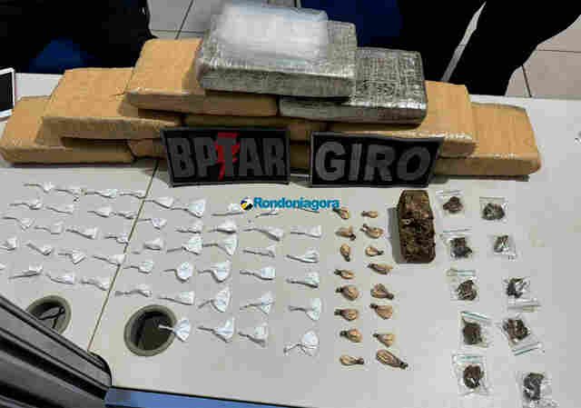 Traficante é preso com mais de 10 kg de drogas na capital