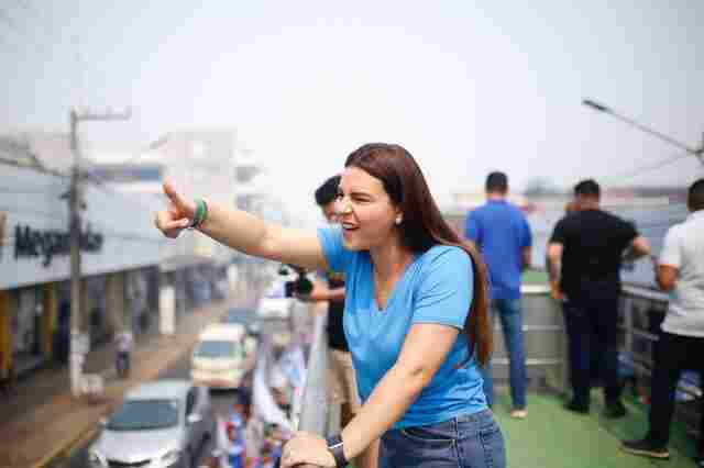 Mariana Carvalho anuncia que vai construir locais de atracação nas comunidades do Baixo Madeira