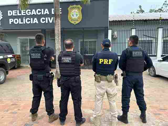 Forças de segurança desencadeiam operação contra criminosos que tentavam controlar eleição no Acre