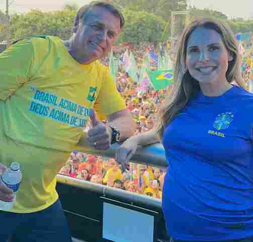 Bolsonaro declara apoio a reeleição da prefeita Carla Redano em Ariquemes