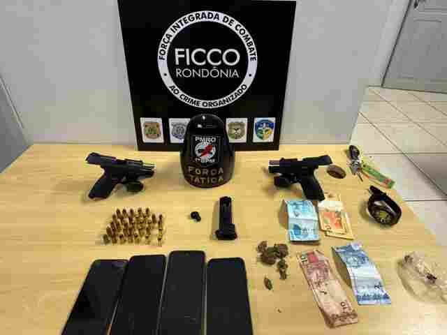 Forças de segurança prendem integrantes de facção que atacariam rivais em Porto Velho