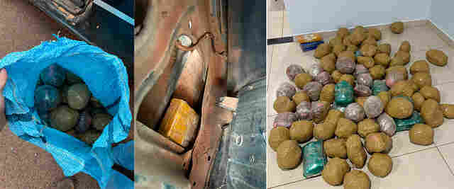 Traficante é preso com cerca de 50 kg de drogas durante ação conjunta da PM e Civil