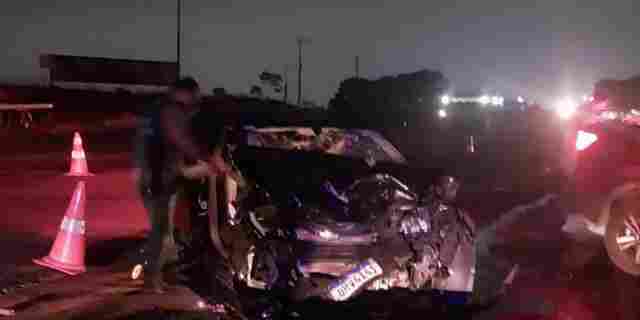 Idosa morre após colisão frontal