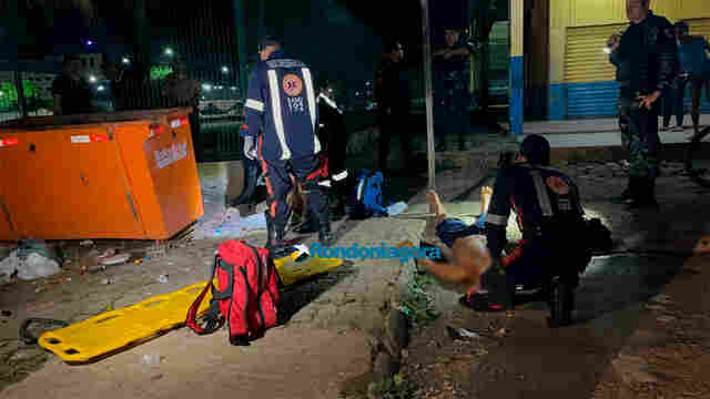 Encapuzados atacam dois homens a tiros região central de Porto Velho