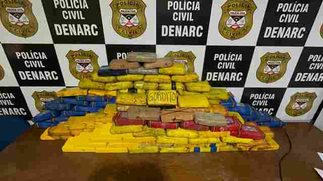 Porto Velho: Denarc prende quadrilha transportando quase 150 kg de cocaína em pneus de caminhão