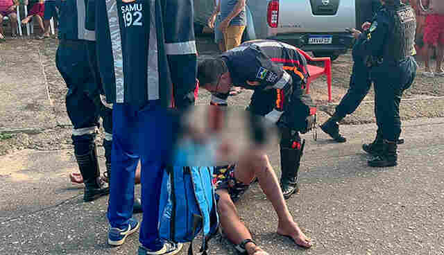 Apenado monitorado é esfaqueado durante confusão em bar no centro de Porto Velho