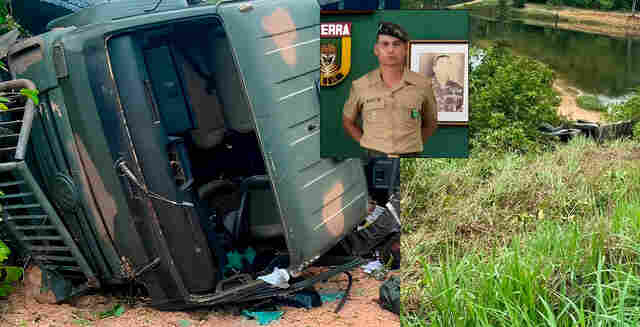 Sargento do Exército morreu esmagado após pneu de caminhão estourar, diz PRF