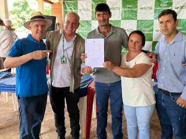 Jaime Bagattoli: Projeto apoiado pelo senador entrega os primeiros contratos de concessão de uso em assentamento de Parecis