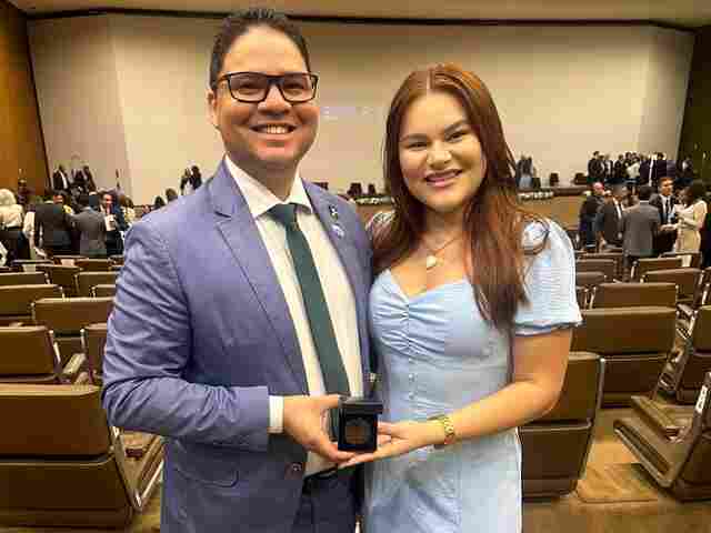 Chefe de gabinete do Senador Jaime Bagattoli, Marcelo Barrozo, é homenageado no Senado Federal