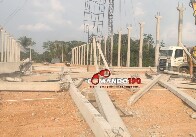 Trabalhadores morrem em queda de estrutura de concreto em Ji-Paraná