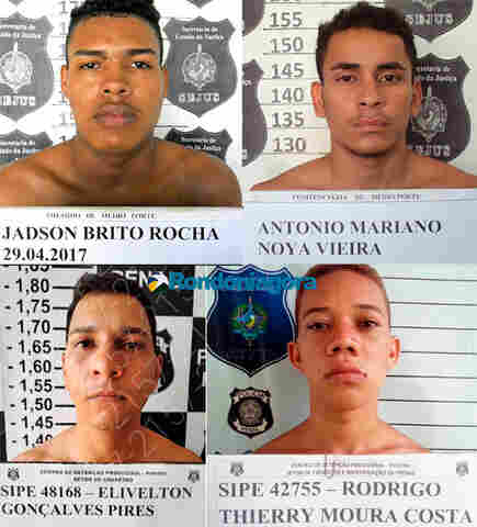 Quatro presidiários fogem do Urso Panda, na capital, nesta segunda-feira