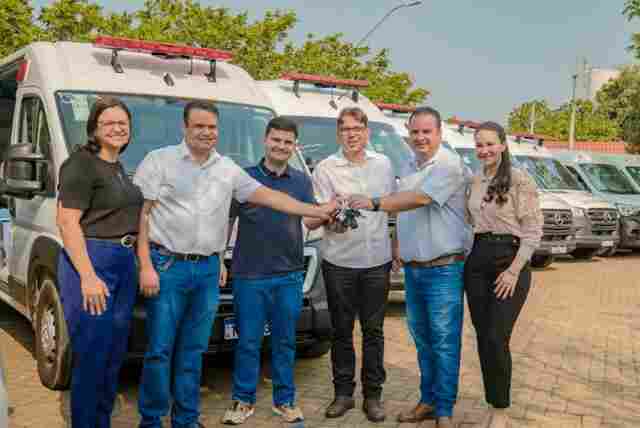 Saúde de Jaru recebe nova frota com R$ 3 milhões em emendas de Dr. Luís do Hospital