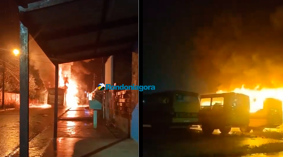 Vídeo: onda de ataques: ônibus são incendiados em Porto Velho, Candeias e Itapuã do Oeste