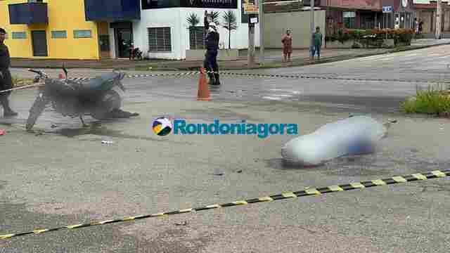 Motociclista morre em grave acidente na região central de Porto Velho