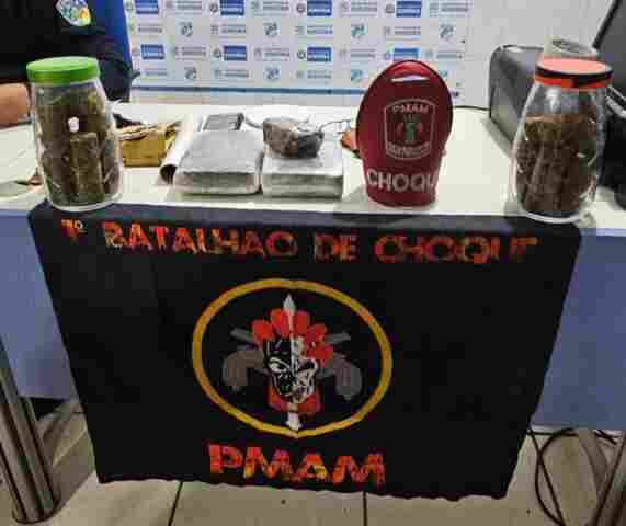 Policiais de Manaus prendem traficante com mais de 3,5 kg de droga em Porto Velho