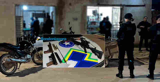 Submetralhadoras são apreendidas pela PM na zona leste de Porto Velho