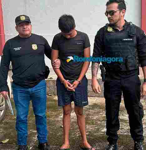 Preso envolvido em assassinato de jovem a pedradas na capital