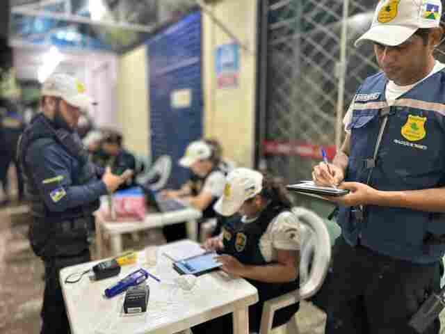Mais de 200 pessoas foram presas em operação coordenada pelo Detran de Rondônia durante o Carnaval
