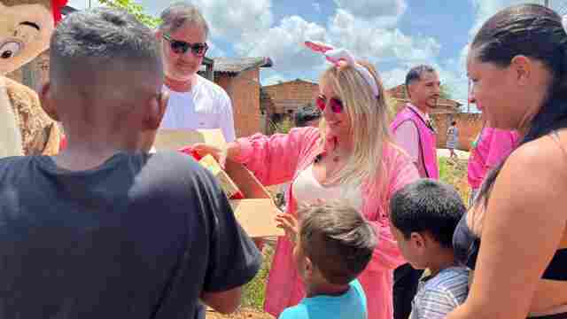 Ieda Chaves promove Páscoa Solidária com sorteio de iPhone 16 para quem doar chocolate