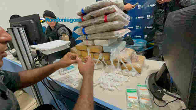 PM prende monitorado por tornozeleira com grande quantidade de drogas e materiais do tráfico em Porto Velho