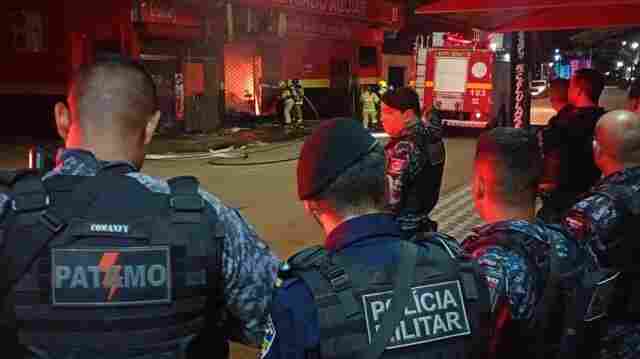 Incêndio destrói mercado na zona Leste de Porto Velho