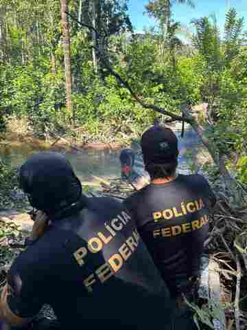 PF expulsa invasores de área na Terra Indígena Igarapé Lage, que estava sendo dividida por criminosos
