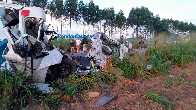 Identificadas todas as quatro vítimas fatais do grave acidente entre ambulância e carreta na BR-364