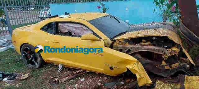 Camaro invade capela da Base Aérea em Porto Velho; suspeita é de racha