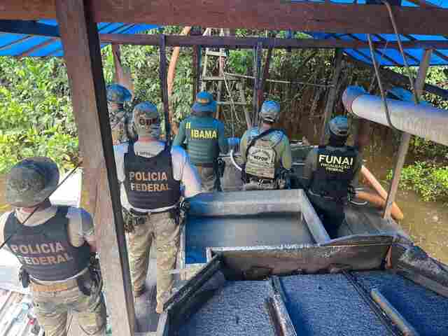 PF, Ibama e Funai deflagram operação contra garimpo ilegal em áreas de povos indígenas isolados