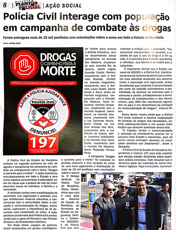 Jornalista detido em Vilhena acusado de uso indevido do símbolo da Polícia Civil pode estar sendo vítima de injustiça