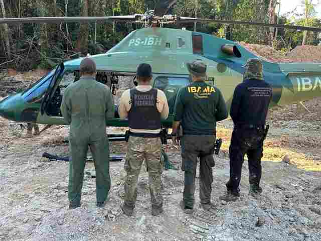 PF e IBAMA realizam operação contra garimpo ilegal em terras indígenas; prejuízo aos criminosos ultrapassa R$ 2 milhões