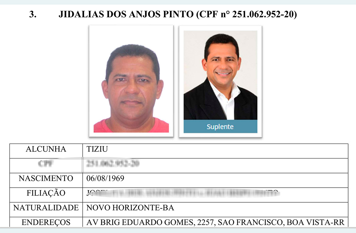 Ex-deputado Tiziu Jidalias segue foragido um ano e 5 meses após decretação de prisão, mas foi visto em Ariquemes em abril