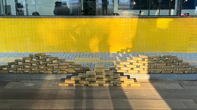 PRF apreende mais de 100 kg de maconha em caminhão na BR-364