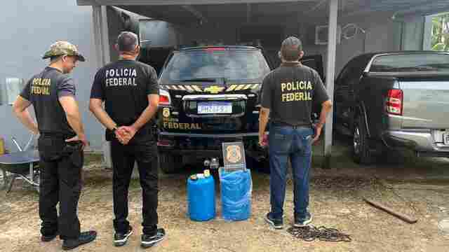 PF prende homem com 63 kg de drogas no interior do Amazonas
