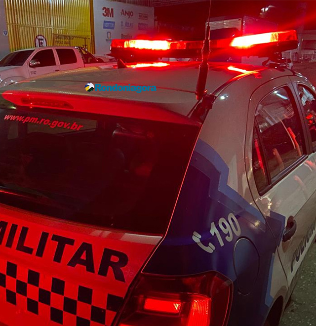 Viatura da PM é atacada durante averiguação de denúncia na zona Leste de Porto Velho