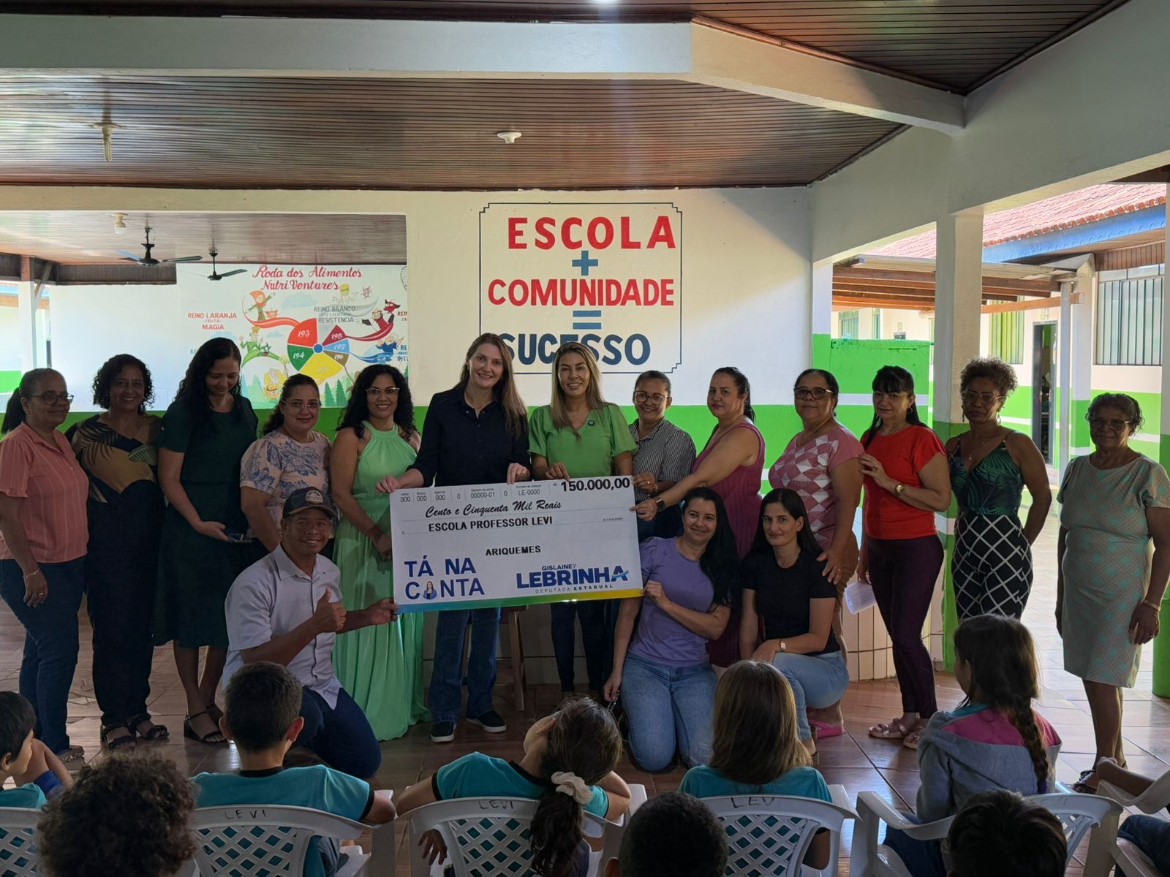 Deputada Lebrinha anuncia investimentos em educação e saúde durante visitas a municípios de Rondônia