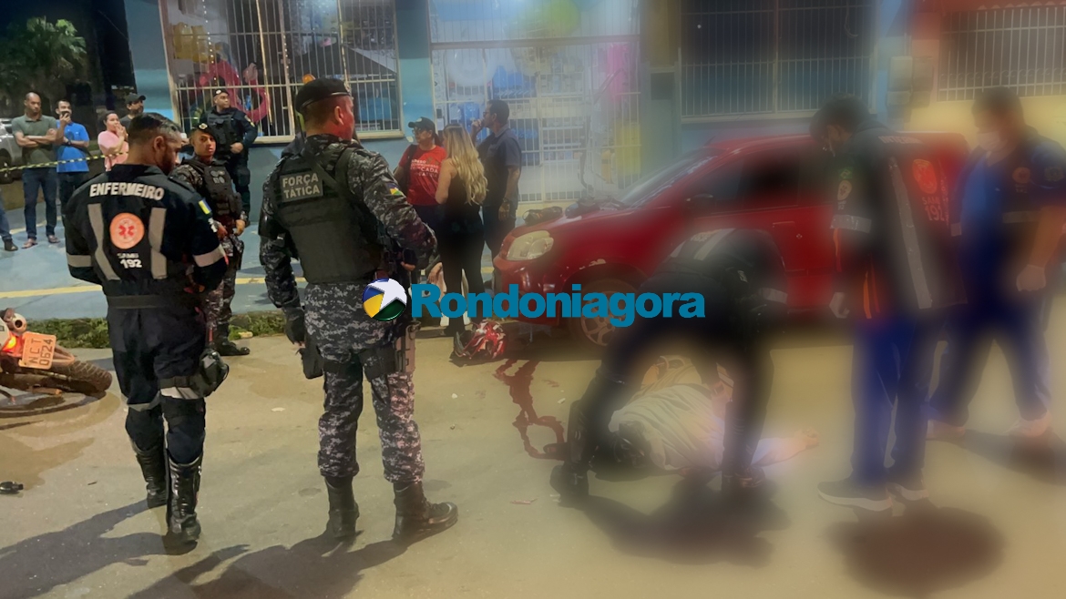Motociclista morre após ser atropelado por carreta na avenida Guaporé, em Porto Velho